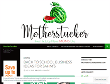 Tablet Screenshot of motherstucker.com